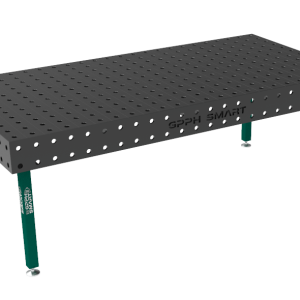 Stół spawalniczy SMART Siatka - 100x100mm, System - Φ28, Rozmiar - 2400x1200mm, Nogi - Na stopach, Blat - 15mm