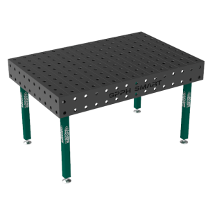 Stół spawalniczy SMART Siatka - 100x100mm, System - Φ28, Rozmiar - 1500x1000mm, Nogi - Na stopach, Blat - 12mm