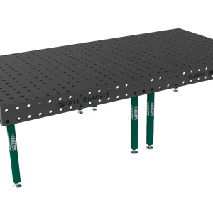 Stół spawalniczy SMART Siatka - 100x100mm, System - Φ28, Rozmiar - 3000x1480mm, Nogi - Na stopach, Blat - 15mm