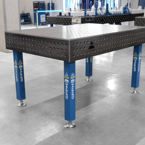 Stół Spawalniczy PLUS Siatka - 50x50mm, System - Φ16, Rozmiar - 1500x1000mm,
