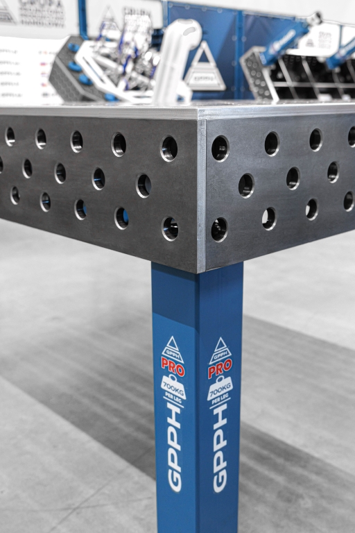 Stół Spawalniczy PRO Siatka - 100x100mm, System - Φ28, Rozmiar - 2000x1000mm