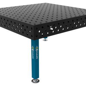 Stół Spawalniczy PLUS Siatka - 100x100mm, System - Φ28, Rozmiar - 1500x1480mm, Nogi - Na stopach