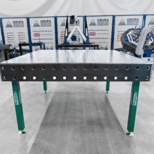 Stół spawalniczy SMART Siatka - 100x100mm, System - Φ28, Rozmiar - 1500x1480mm,  Blat - 12mm