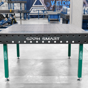 Stół spawalniczy SMART Siatka - 100x100mm, System - Φ28, Rozmiar - 1500x1480mm,  Blat - 12mm