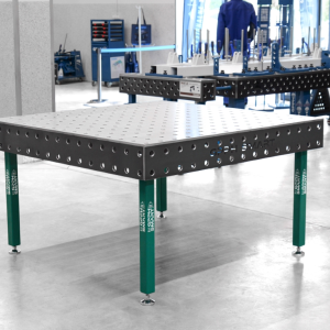 Stół spawalniczy SMART Siatka - 100x100mm, System - Φ28, Rozmiar - 1500x1480mm,  Blat - 12mm