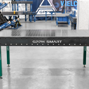 Stół spawalniczy SMART Siatka - 100x100mm, System - Φ16, Rozmiar - 2000x1000mm, Blat - 12mm
