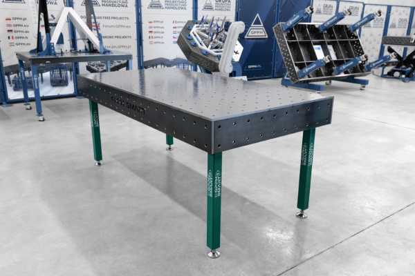 Stół spawalniczy SMART Siatka - 100x100mm, System - Φ16, Rozmiar - 2000x1000mm, Blat - 12mm