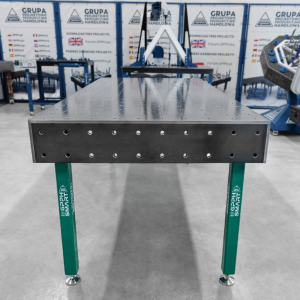 Stół spawalniczy SMART Siatka - 100x100mm, System - Φ16, Rozmiar - 2000x1000mm, Blat - 12mm