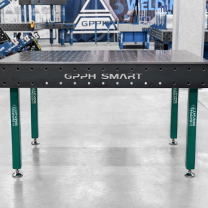 Stół spawalniczy SMART Siatka - 100x100mm, System - Φ16, Rozmiar - 1500x1000mm, Blat - 12mm