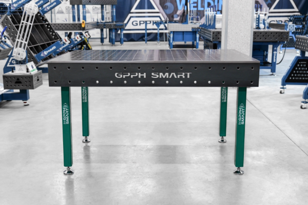 Stół spawalniczy SMART Siatka - 100x100mm, System - Φ16, Rozmiar - 1500x1000mm, Blat - 12mm