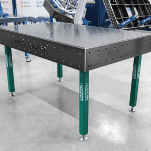 Stół spawalniczy SMART Siatka - 100x100mm, System - Φ16, Rozmiar - 1500x1000mm, Blat - 12mm