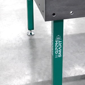 Stół spawalniczy SMART Siatka - 100x100mm, System - Φ16, Rozmiar - 2400x1200mm,  Blat - 12mm