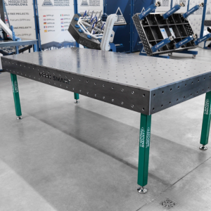 Stół spawalniczy SMART Siatka - 100x100mm, System - Φ16, Rozmiar - 2400x1200mm,  Blat - 12mm
