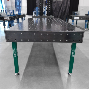 Stół spawalniczy SMART Siatka - 100x100mm, System - Φ16, Rozmiar - 2400x1200mm,  Blat - 12mm