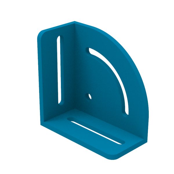 Kątownik 200x200mm, System - Φ16, Seria - PLUS