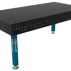 Stół Spawalniczy PLUS Siatka - 50x50mm, System - Φ16, Rozmiar - 2000x1000mm, Nogi - Na stopach