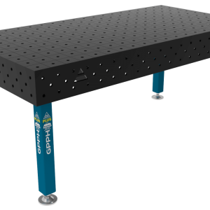Stół Spawalniczy PLUS Siatka - 100x100mm, System - Φ16, Rozmiar - 2000x1000mm, Nogi - Na stopach
