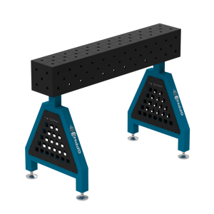 Podpora spawalnicza TRESTLE PLUS 1200x200x200 mm - system fi 16 - Siatka DIAGONALNA - Na stopach