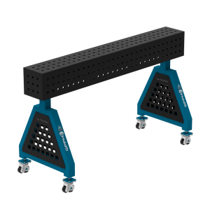 Podpora spawalnicza TRESTLE ECO 1500x200x200 mm - system fi 16 - Siatka 50x50 mm - Na kołach