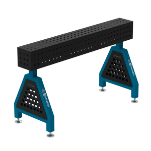 Podpora spawalnicza TRESTLE ECO 1500x200x200 mm - system fi 16 - Siatka 50x50 mm - Na stopach