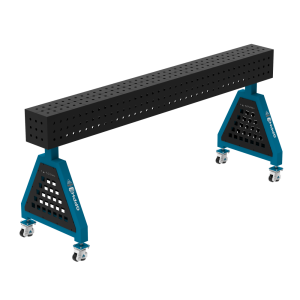 Podpora spawalnicza TRESTLE ECO 2000x200x200 mm - system fi 16 - Siatka 50x50 mm - Na kołach