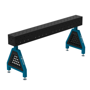 Podpora spawalnicza TRESTLE ECO 2000x200x200 mm - system fi 16 - Siatka DIAGONALNA - Na stopach