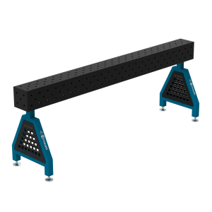 Podpora spawalnicza TRESTLE PRO 2400x200x200 mm - system fi 16 - Siatka DIAGONALNA - Na stopach