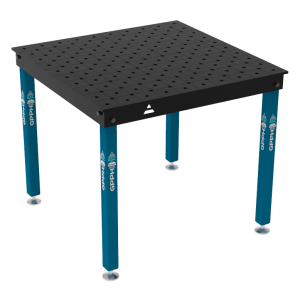 Stół Spawalniczy BASIC Rozmiar - 1000x1000mm, System - Φ16, Nogi - Na stopach, Siatka - DIAGONALNA