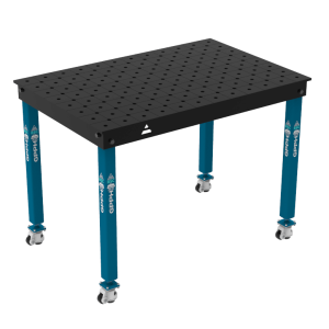 Stół Spawalniczy BASIC Rozmiar - 1200x800mm, System - Φ16, Nogi - Na kołach, Siatka - DIAGONALNA