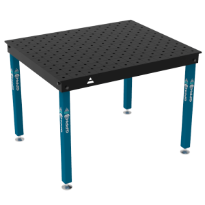 Stół Spawalniczy BASIC Rozmiar - 1200x1000mm, System - Φ16, Nogi - Na stopach, Siatka - DIAGONALNA