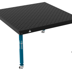 Stół Spawalniczy BASIC Rozmiar - 1500x1480mm, System - Φ16, Nogi - Na kołach, Siatka - DIAGONALNA