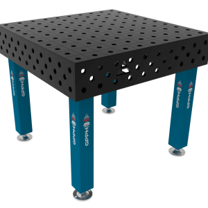 Stół Spawalniczy PRO Rozmiar - 1000x1000mm, Siatka - 100x100mm, System - Φ28, Nogi - Na stopach