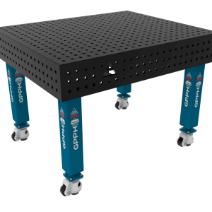 Stół Spawalniczy PRO Rozmiar - 1200x1000mm, Siatka - 50x50mm, System - Φ16, Nogi - Na kołach