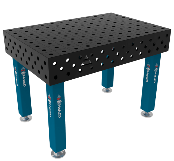 Stół Spawalniczy PRO Rozmiar - 1200x1000mm, Siatka - 100x100mm, System - Φ28, Nogi - Na stopach
