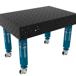 Stół Spawalniczy PRO Rozmiar - 1200x1000mm, Siatka - 100x100mm, System - Φ16, Nogi - Na kołach