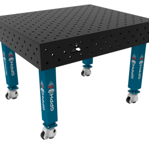 Stół Spawalniczy PRO Rozmiar - 1200x1000mm, System - Φ16, Nogi - Na kołach, Siatka - DIAGONALNA