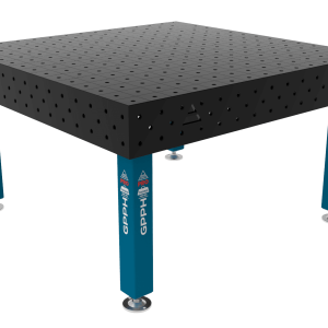 Stół Spawalniczy PRO Siatka - 100x100mm, System - Φ16, Rozmiar - 1500x1480mm, Nogi - Na stopach
