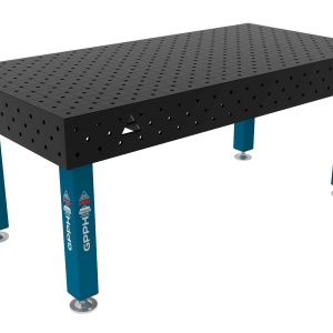 Stół Spawalniczy PRO System - Φ16, Rozmiar - 2000x1000mm, Nogi - Na stopach, Siatka - DIAGONALNA