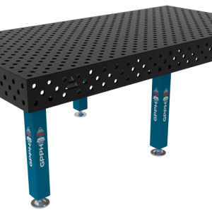 Stół Spawalniczy PRO System - Φ28, Rozmiar - 2400x1200mm, Nogi - Na stopach, Siatka - DIAGONALNA