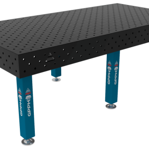Stół Spawalniczy PRO System - Φ16, Rozmiar - 2400x1200mm, Nogi - Na stopach, Siatka - DIAGONALNA