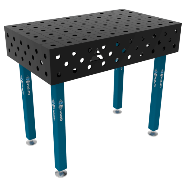Stół Spawalniczy ECO Rozmiar - 1000x600mm, Siatka - 100x100mm, System - Φ28, Nogi - Na stopach