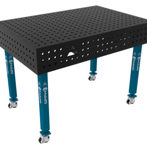 Stół Spawalniczy ECO Rozmiar - 1200x800mm, Siatka - 50x50mm, System - Φ16, Nogi - Na kołach
