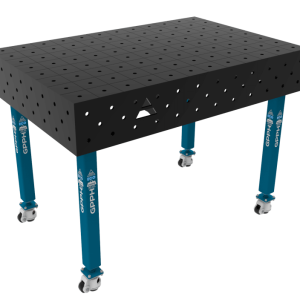 Stół Spawalniczy ECO Rozmiar - 1200x800mm, Siatka - 100x100mm, System - Φ16, Nogi - Na kołach