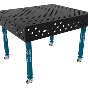 Stół Spawalniczy ECO Rozmiar - 1200x1000mm, Siatka - DIAGONALNA, System - Φ28, Nogi - Na kołach
