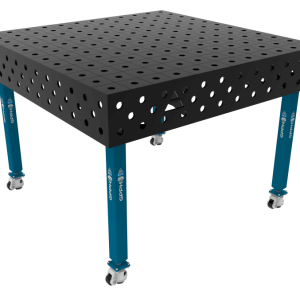 Stół Spawalniczy ECO Rozmiar - 1200x1200mm, Siatka - 100x100mm, System - Φ28, Nogi - Na kołach