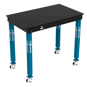 Stół Spawalniczy BASIC Rozmiar - 1000x600mm, Siatka - 50x50mm, System - Φ16, Nogi - Na kołach