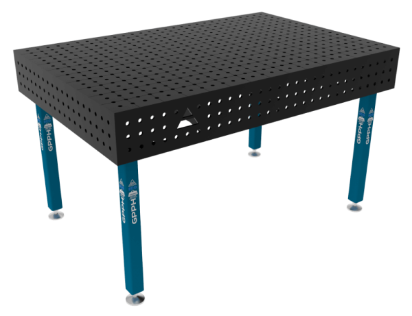 ECO Welding Table Size - 1500x1000mm, Grid - 50x50mm, System - Φ16, Legs - On feet