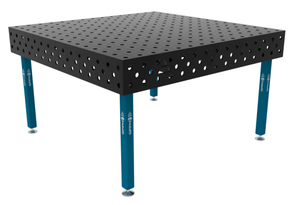 Stół Spawalniczy ECO Rozmiar - 1500x1480mm, Siatka - 100x100mm, System - Φ28, Nogi - Na stopach