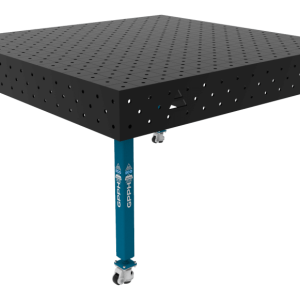 Stół Spawalniczy ECO Rozmiar - 1500x1480mm, Siatka - DIAGONALNA, System - Φ16, Nogi - Na kołach
