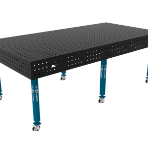 Stół Spawalniczy ECO Rozmiar - 2400x1200mm, Siatka - 50x50mm, System - Φ16, Nogi - Na kołach